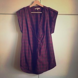 Sandro tartan-style tunic size 1 - great condition
